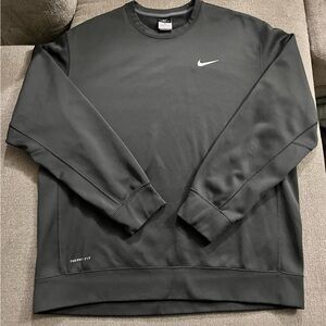 Nike Men's Large Dark Charcoal Gray Crewneck Sweatshirt